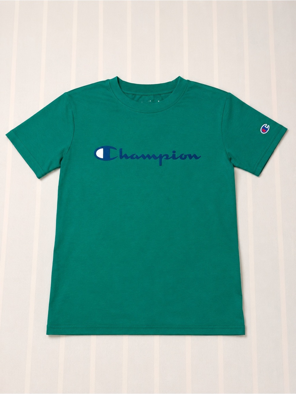 Boy’s Champion short sleeve t-shirt - Green - Large